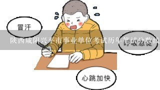 陕西咸阳兴平市事业单位考试历年笔试分数线